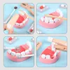 Trä låtsas spela läkare pedagogiska leksaker för barn simulering tandläkare check pensel tänder medicin uppsättning rollspel spel 240416