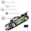 Car Wltoys 284131 4WD 30 km / h Racing à grande vitesse 1/28 2,4 GHz RC Car Offroad RTR RC Drift Car Alloy Remote Contrôle AUDIOPHILE