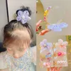 Accesorios para el cabello niños lindo acrílico adorno de flor de dibujos clips para el cabello chicas encantadoras de perlas dulces accesorios para el cabello para niños