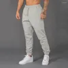 Herrbyxor 2024 Sweatpants jogger sport fitness bomull broderad amerikansk stil fashionabla och trendiga avslappnade byxor