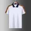 New mens polo shirt designer polos shirts for man fashion focus embroidery snake garter little bees printing pattern clothes clothing tee black and white mens t shirt