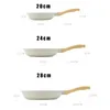 Padella durevole padella wok wok in ceramica a gas ceramica stufa a gas per pentole universali per cuocere per cuocere la casseruola 240415