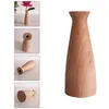 Vasos vaso de madeira maciça versatilen Desktop peça central