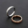 Wedding Rings Women Men Frosted Curved Dress Up Ring Fashion Classical Style Couple Tail Rings Wedding Gold Silver Color Ring Jewelry Gift