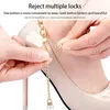 Shoe Parts 1PC Women Shoelaces For High Heels Pearl Band Belt Anklets Holding Loose Anti-skid Bundle Tie Straps Shoes Decor