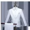 Tees Top Quality White Formal Children Dress Suit Set Big Boys Piano Show Host Party Wedding Costume Kids Tuxedo Girdle 5pcs Outfits