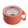 Tischgeschirr Ramen Bowl -Kapazitätssuppe mit Griff BPA Free Instant Noodle für das Mittagessen Hitze isoliert Grade Box