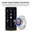 Orologi Smart Watch Men Multifunction Smartwatch 2023 Fitness Sports Waterproof Watches AW12 Chiamata Bluetooth in acciaio Chiamata Bluetooth collegata collegata