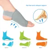 Gereedschap 1pair Boogondersteuning Mouwen Plantaire fasciitis Hiel Spurs Strap voetverzorging Flat voeten verlichten Pijn Mouw Socks Orthotische Insoles Pad