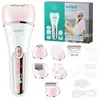 Epilator VGR Electric Women Epilator Female Shaver Leg Body Hair Removal Lip Chin Depilatory Lady Bikini Trimmer Facial Hair Remover D240424