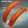 Parts Bicycle Fender Set 20x4.0" Wide Front Rear Mudguards MTB Offroad Fat Tire Bikes Wings Full Coverage Fat Bike Fender Plastic