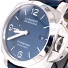 Panerei lüks saatler armatürler Serisi Swiss Yapımı Luminors Marina Otomatik -44mm Pam 1313- Pam01313- Blue Yepyeni! 28pe