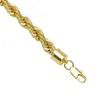 Chains 10Mm Thick 76Cm Long Rope Twisted Chain 24K Gold Plated Hip Hop Heavy Necklace For Mens Drop Delivery Jewelry Necklaces Pendant Dh4U6