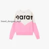 Isabel Marant Hoodies Fashion Designer di fascia alta Pullover Luxury Triangolo Trengolo Mezzo Malti Toppette Tops Sighi