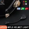 Lights MPLS Tactical Helmet Signal Light Dual Mode Modular LED Helmet Lights Airsoft Military Helmet Survival Safety Flash Light