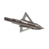 Flecha 6x Broadhead 100 125 Puntas de punto de grano 3 cuchillas + 1x Case Guard Caja ancha Archery Boast Outdoor Hunting Beast