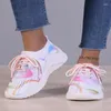 Scarpe casual Design Sense color miscuglio Sport elastico 2024 Sneaker vulcanizzati leggeri Zapatos Mujer