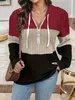 European and American Plus Size Womens Fashionable Zipper Patchwork Tops T Shirts 240412