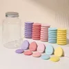 50 stcs vinger puff puff,, geschikt voor foundation, concealer, oogschaduw, schoonheidsmake -upgereedschap