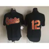 Baseball jerseys geborduurde Jersey -versie, Orioles Team Sports Training Jersey, grote hoeveelheid voorkeur