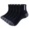 靴下Yuedge Mens Bamboo Ankle Low Cut軽量薄いカジュアルアンクルソックス（5ペア/パック、サイズ3741/4144/4446）