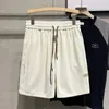 Herr shorts sommar high street personlig arbetskläder mode lös bekväm rak utomhus avslappnad fempunkt byxor manliga kläder