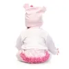 Poupées softs en vinyle Silicone Reborn Baby Dolls Realiste Poupées à vie pour enfants pour les enfants Playmate Doll Soft Real Touch Toys Gift For Kids