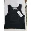 3d embroidered vest womens sleeveless t shirt luxury women's clothing designer vests sexy short top beach bikini summer knitted tank tops