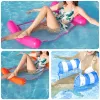 Madrasser Uppblåsbara madrasser Vattenspool Tillbehör Luft Hammock Water Lounge Stolar Float Water Sports Toys Floating Water Mat