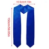 Scarves Y166 Graduation Plain Stole Angled End Teens College Ceremony Scarf