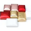 جديد غلاف الذهب هدية أزياء أبيض أحمر روز روز قلادة مربع الشاشة LED المطاط اللوحة المجوهر