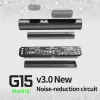 Cuffie Nuovo plextone di arrivo G15 auricolare da gioco cablato da 3,5 mm con cuffia magnetica in metallo di riduzione del rumore per microfono per telefono PS4