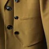 Men's Suits 2024 Spring Autumn Male Blazer Luxury Single Breasted Casual Men Fashion Loose Solid Color Jackets And Coat