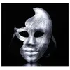 Men Mooie maskers Party Nieuw gepolijde antieke Sier/Gold Venetiaanse Mardi Gras Masquerade Ball Mask GB1021 Drop levering 202 DHW3I