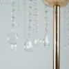 Kandelaars Acrylbloemen Rek Candelabra Crystal Stands Wedding Tafel Centerpieces Floral Road Lead Party Decoratie