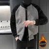 Vestes masculines Luxury Sequin Sticker Mens Veste Hiver épaissis de parc chaud épaissis de veste sociale décontractée Jacket Nightclub DJ Jacketl2404