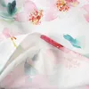 Vestidos de menina bebê Baby Flower Pattern Kids Summer Clothing Dress Dress Dress Ruffle Trim Sale Direct Sale