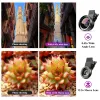 Filtres HD 0,45x Super angle grand angle avec un objectif super macro 12,5x pour smartphone tel que l'iPhone Samsung Camera Phone Lens Accessory 30