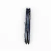 1PCS Nowy wspomagany nóż Flipper Solding 8CR13MOV Blue Titanium Coated Point Point Blade Stal nierdzewna Uchwyt Outdoor Survival Tactical EDC Kiesze