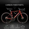 Велосипедные велосипеды 24 Speed Road Bike 105 DI2 Полный углерод -гонщик.