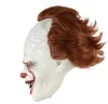 Stephen King's It Mask Pennywise Horror Clown Joker Mask Clown Mask Halloween Cosplay Costume Props 2024424
