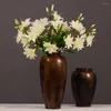 Fiori decorativi MBF Lily di seta di alta qualità artificiale per bouquet nuziale casa da sposa soggiorno