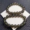 Bracelets de liaison 12 mm Bracelet aérolite naturel Reiki guérison Fengshii bijoux énergétique Crystal Gift 1pcs