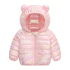 Swimwear Winter Girls Jacket Children's Light Down Jacket Boys and Girls White Duck Down Girls Bright Colorful Children's Jacket