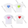 Luxury Commes des Garcon t -shirt tshirt tee designer Red Heart Commes Casual Loose Cotton Women Shirts Commes Des Garcon High Quanlity Tshirts Fasion Embroidery 729