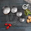 Outils de mesure 4pcs Scoop de café Gadgets de cuisine à poignée longue 1 1/2 1/3 1/4 cuillère à soupe de cuisson des ingrédients à sec.