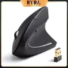 Möss Nya USB -möss Spel upprätt mus 2.4G Vertikal musmus för PC Laptop Office Home Ergonomic Right Ladding Creative