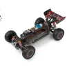 車の最新wltoys 124010 v8 1/12 2.4gレーシングRCカー4wd 550モーター55km/h高速リモートコントロールカーオフロードおもちゃ