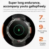 2024 Novo relógio inteligente ao ar livre com lanterna de fitness sport fitness IP68 Smartwatch de pressão arterial à prova d'água para Android