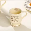 Lmhbjy franska retro stamvaror mugg hemmakontor kaffekopp mjölk härlig par vän keramik 240418